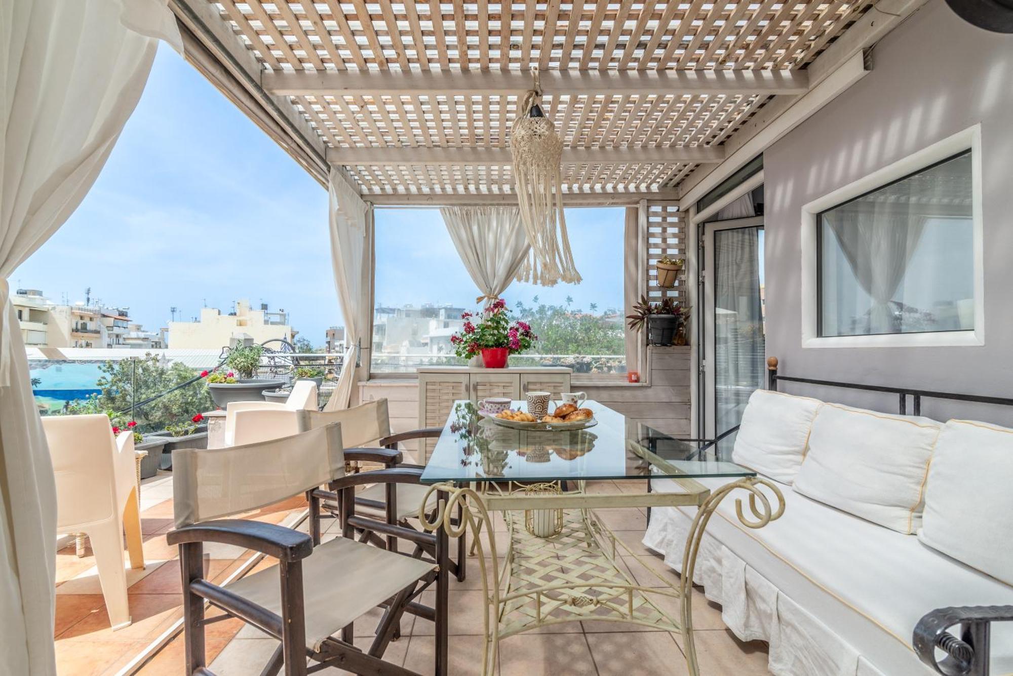 Apartment Atmospheric With Large Terrace Heraklion (Crete)